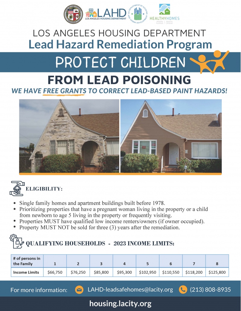 Los Angeles Housing Department Lead Hazard Remediation Program